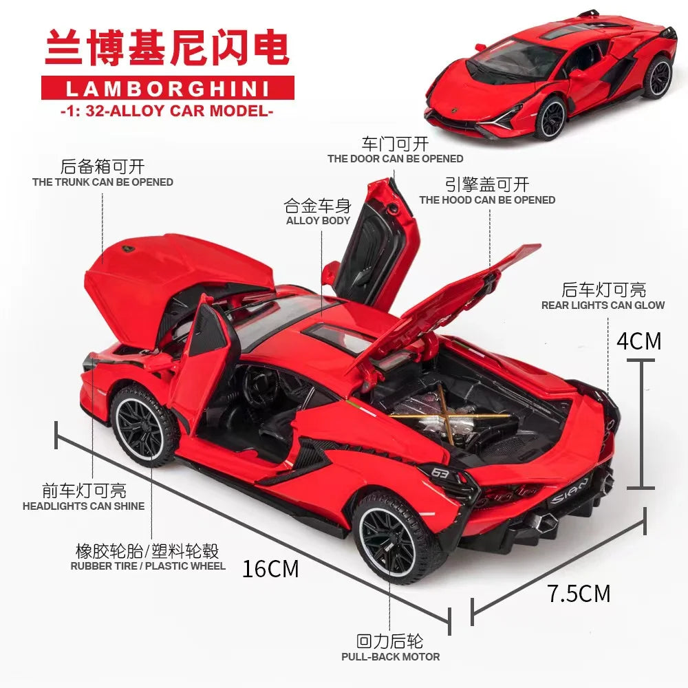 Lamborghini Sian FKP 37 – 1:32 Scale Die-Cast Car
