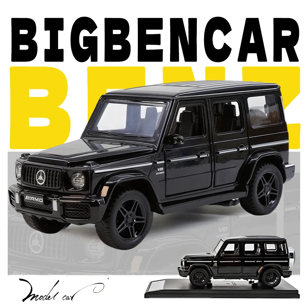 Black Mercedes-Benz G-Wagon – 1:32 Scale Die-Cast SUV