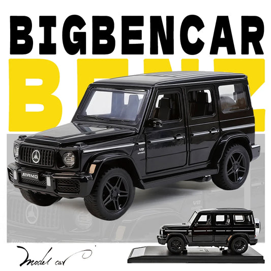 Black Mercedes-Benz G-Wagon – 1:32 Scale Die-Cast SUV