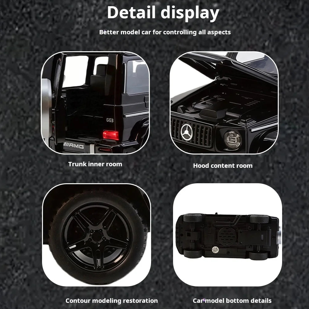 Black Mercedes-Benz G-Wagon – 1:32 Scale Die-Cast SUV
