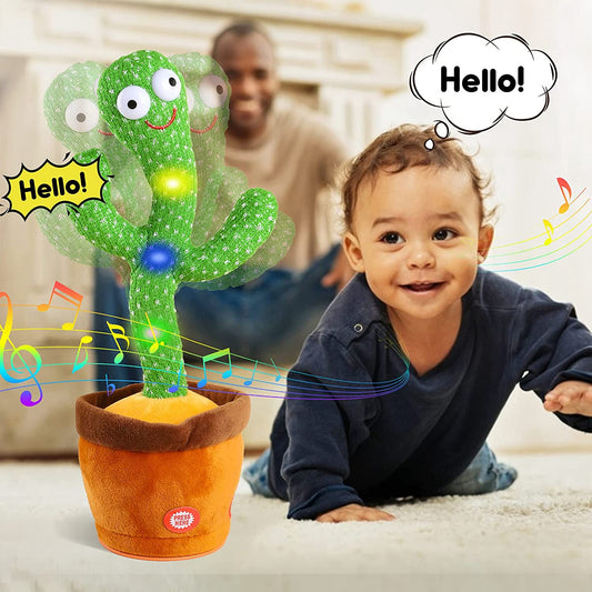 Cactus Toy with Voice Repeat Dancing and Talking Fun