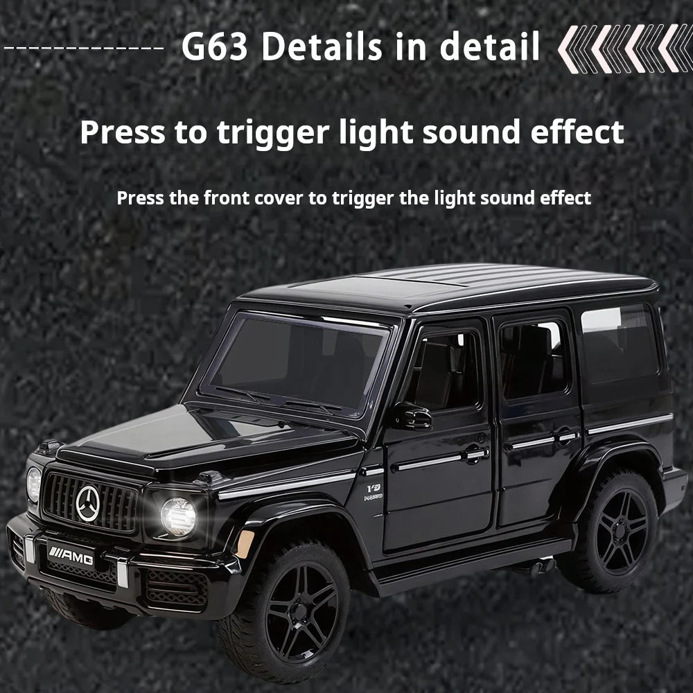 Black Mercedes-Benz G-Wagon – 1:32 Scale Die-Cast SUV
