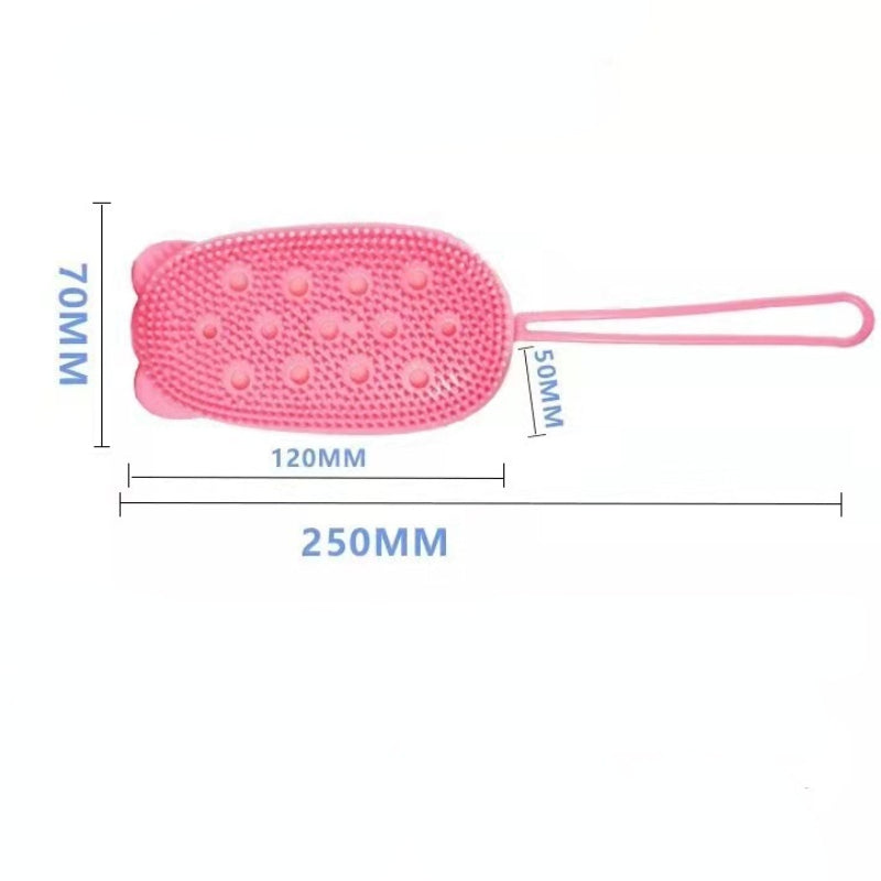 Silicone Bubble Bath Scrubber – Soft, Foamy & Reusable Cleanser
