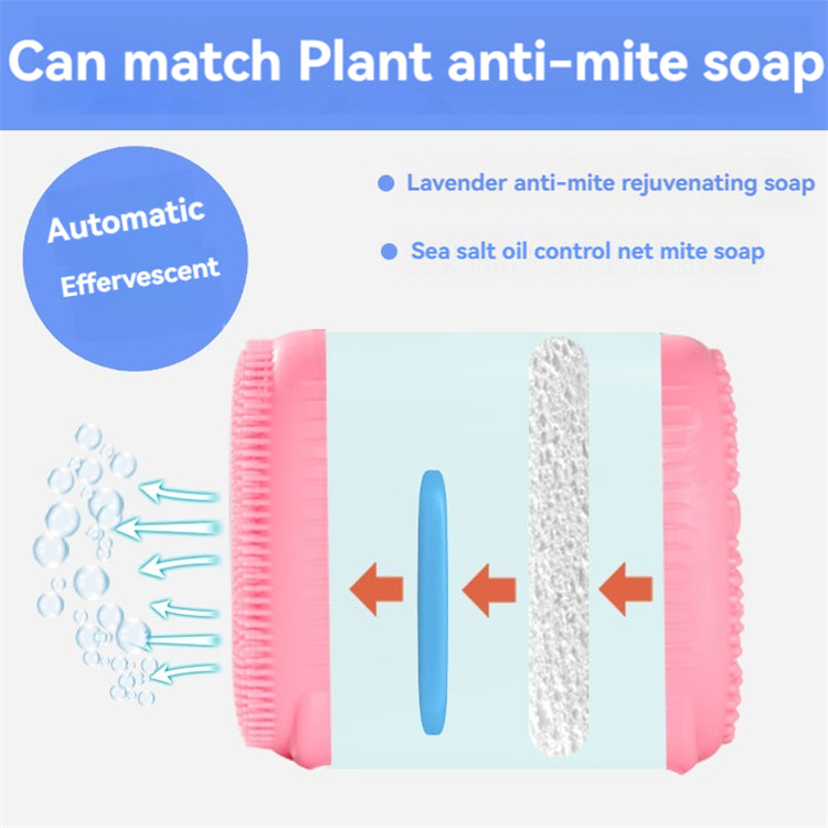 Silicone Bubble Bath Scrubber – Soft, Foamy & Reusable Cleanser