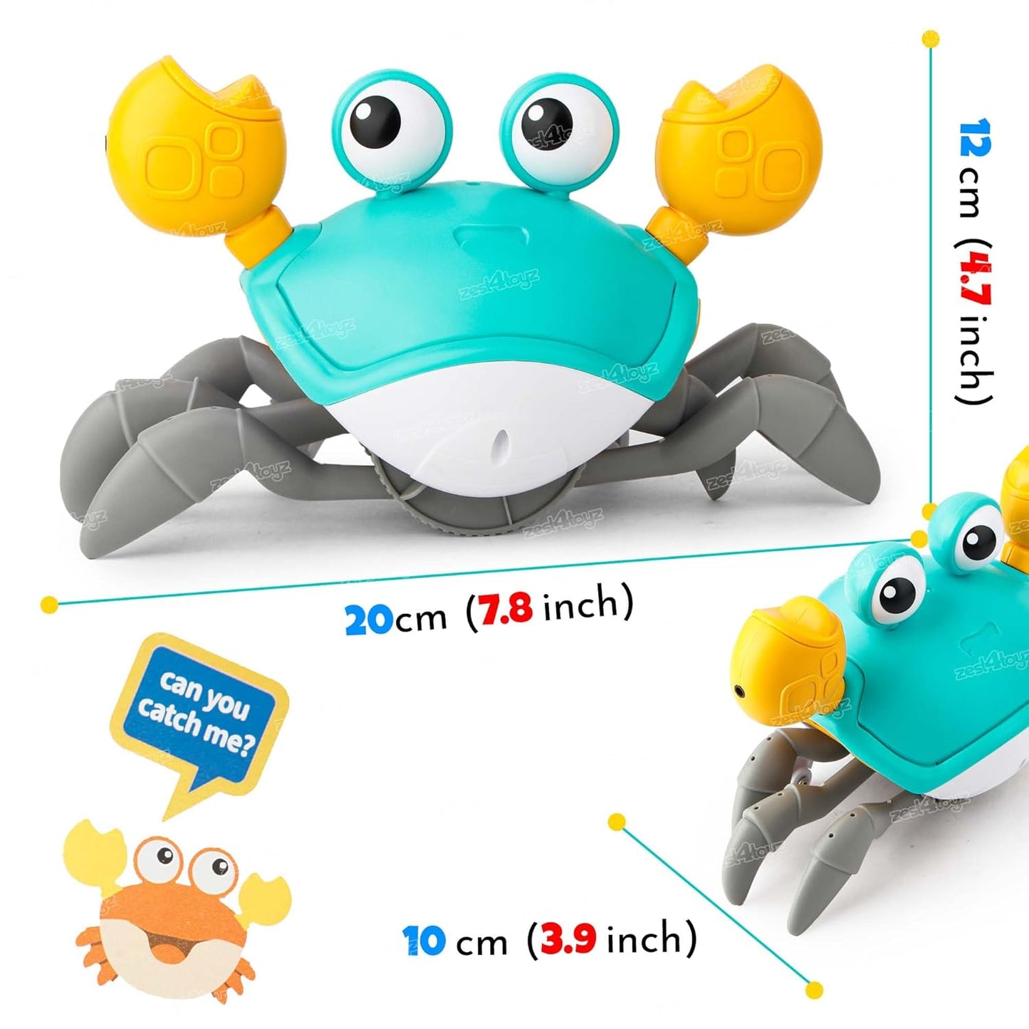 Musical Crawling Crab Toy for Kids