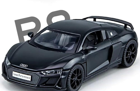 Audi R8 Die-Cast Car (Black) – 1:32 Scale