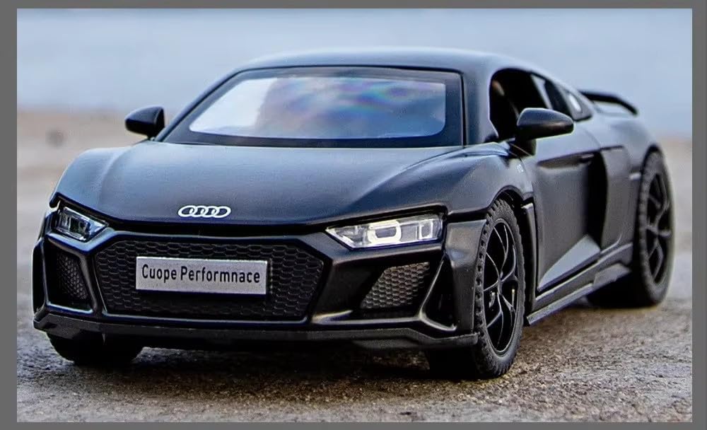 Audi R8 Die-Cast Car (Black) – 1:32 Scale