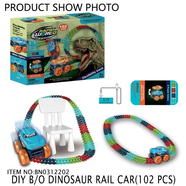 Rapid World Show My Stunts – Dino Track Set (102 pcs)