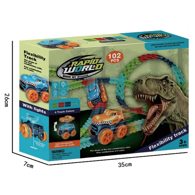 Rapid World Show My Stunts – Dino Track Set (102 pcs)