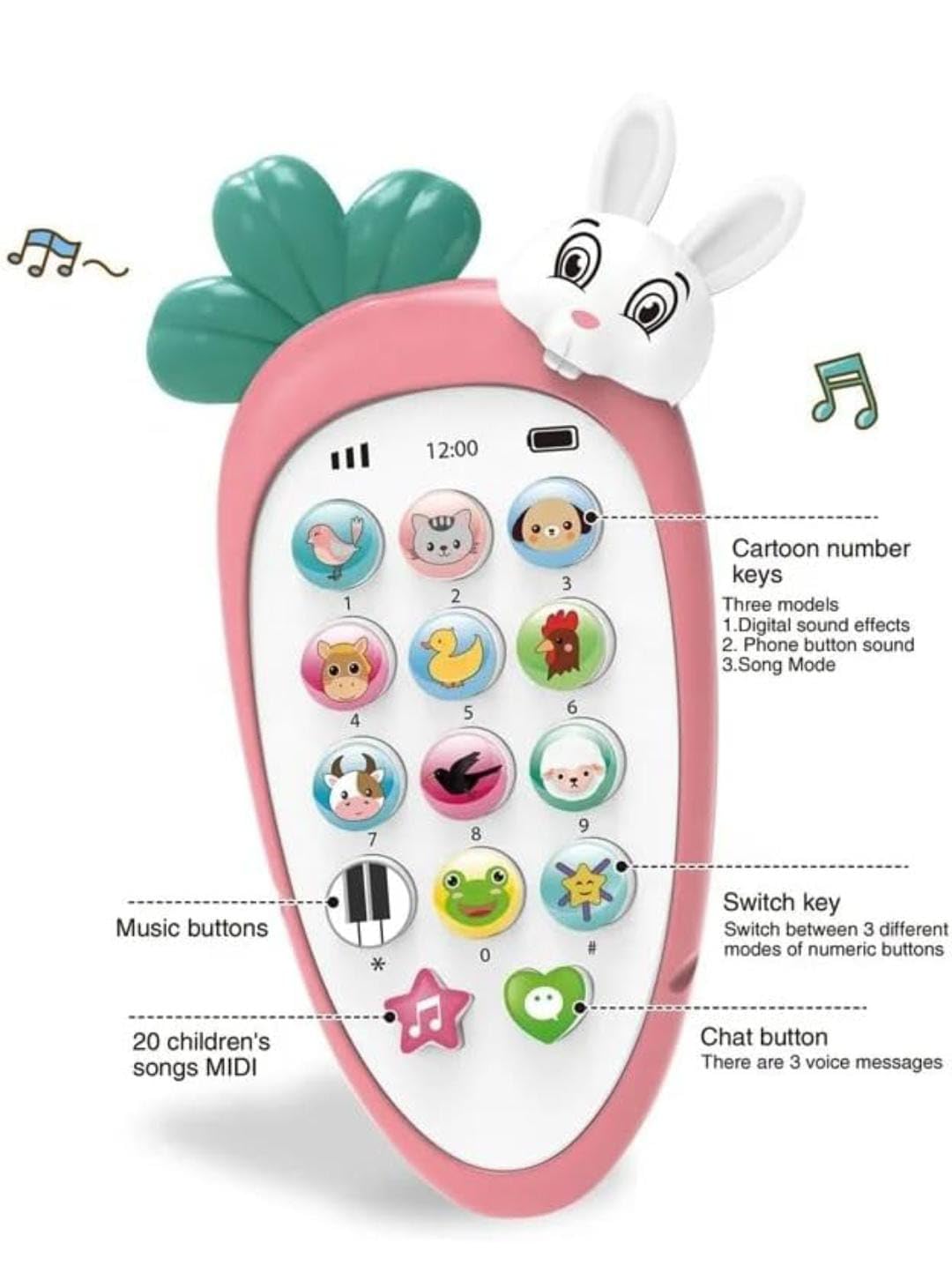 Intelligent Mobile Toy for Kids – Musical Mobile Phone