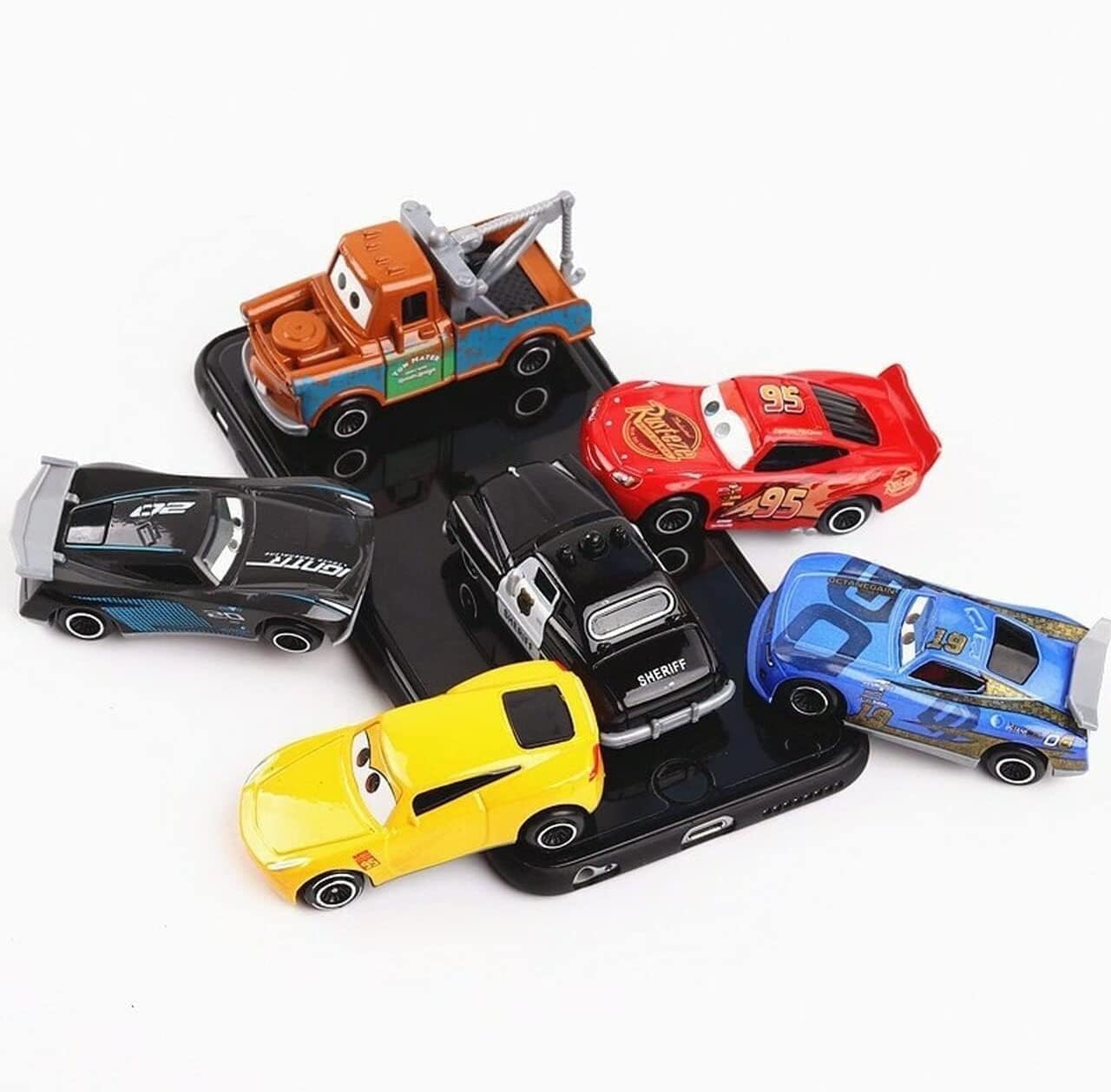 Mini Metal Die-Cast Car Set of 6
