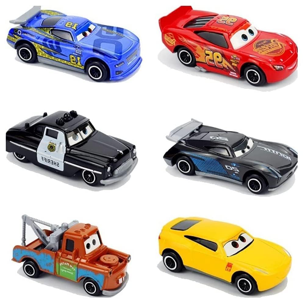 Mini Metal Die-Cast Car Set of 6