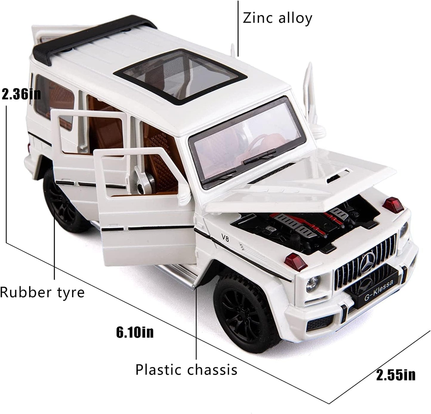 Mercedes-Benz G63 AMG 1:32 Scale Die-Cast Luxury SUV