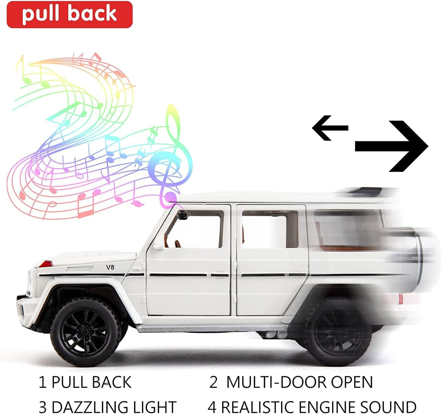 Mercedes-Benz G63 AMG 1:32 Scale Die-Cast Luxury SUV